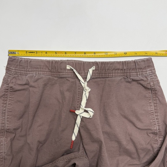 Topo Designs Pants Womens Sz Medium Peppercorn Mauve Drawstring Outdoors Camping - Picture 6 of 13